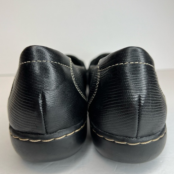 Clark’s Women's Ashland Step Loafer Sz 10M Black Leather 64580 Superb Clean! - Picture 6 of 14